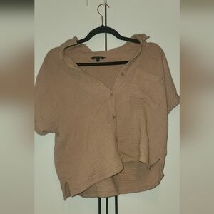 Casual Tan Women's Top